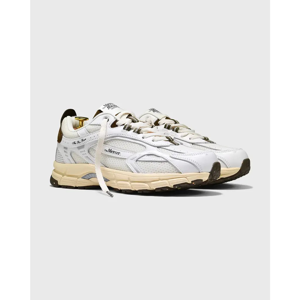 Mercer sneaker The Re-Run Vintage in white/brown