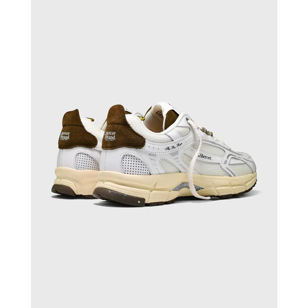 Mercer sneaker The Re-Run Vintage in white/brown