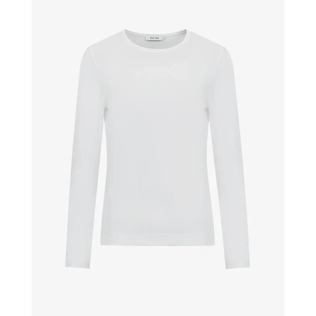 Knit-ted t-shirt Zoe in off white