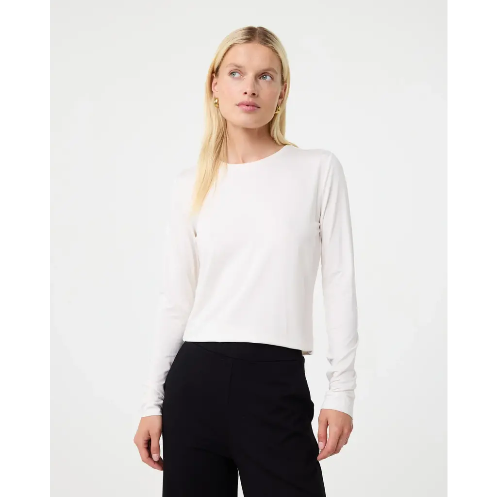 Knit-ted t-shirt Zoe in off white