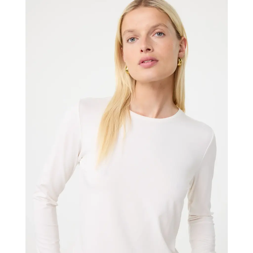 Knit-ted t-shirt Zoe in off white