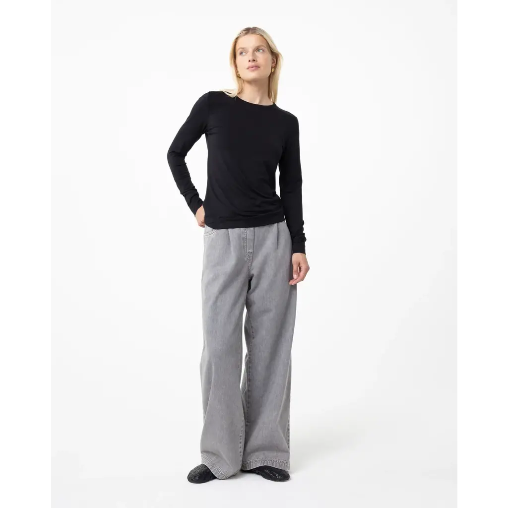 Knit-ted t-shirt Zoe in black