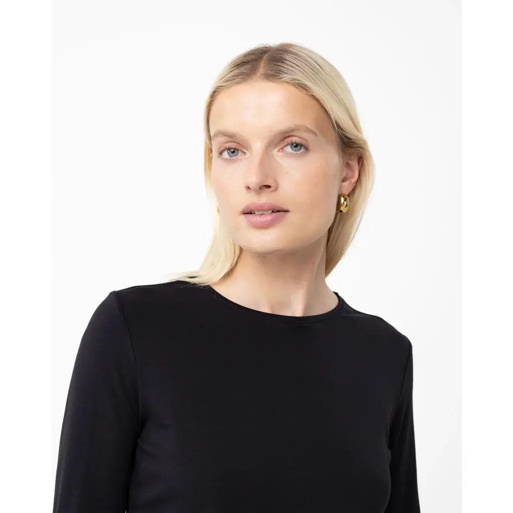 Knit-ted t-shirt Zoe in black