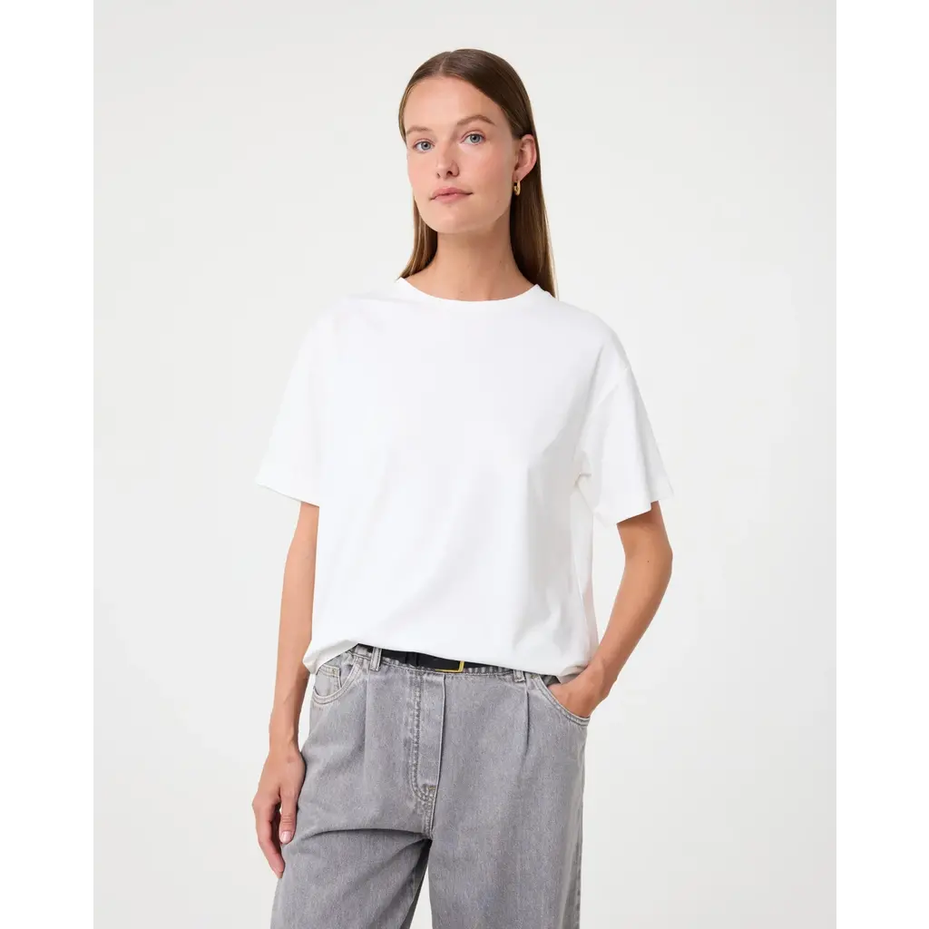 Knit-ted t-shirt Hazel in off white