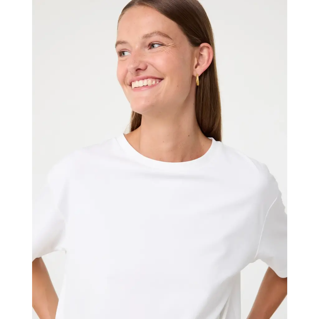 Knit-ted t-shirt Hazel in off white
