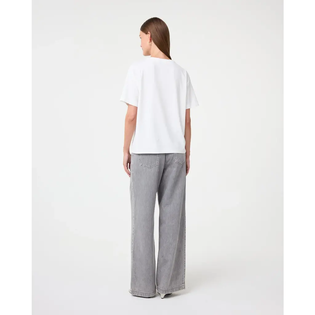 Knit-ted t-shirt Hazel in off white