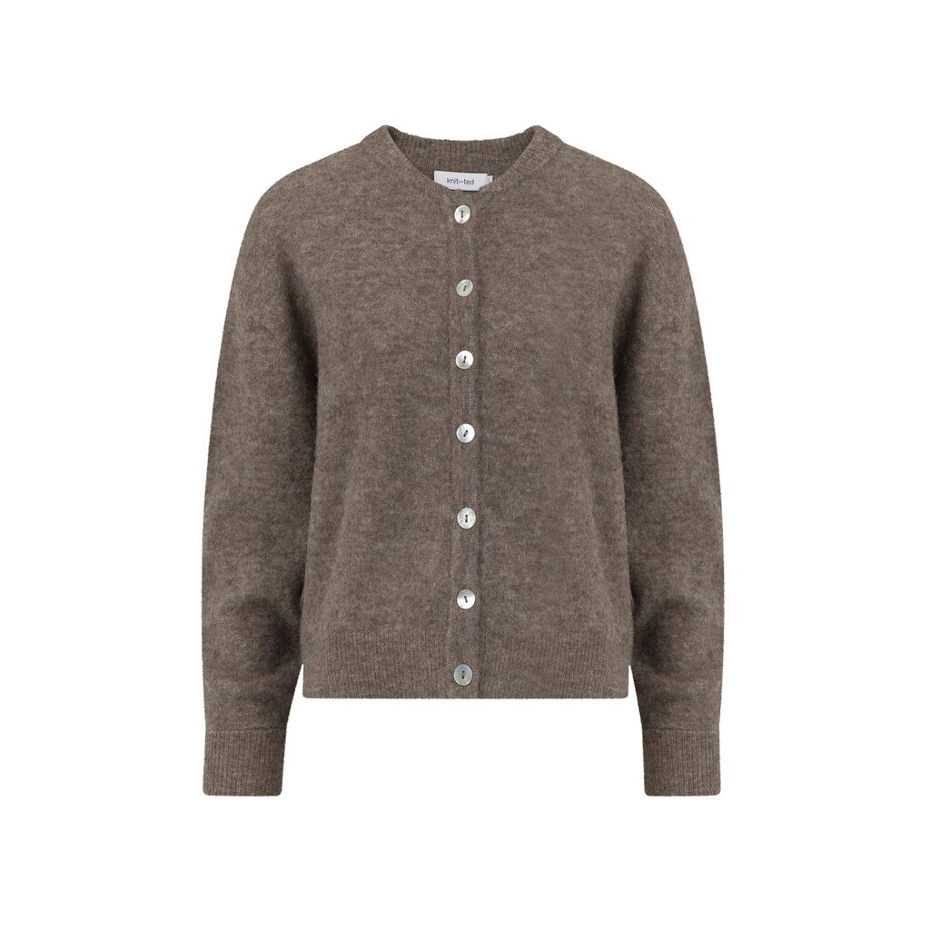 Knit-ted vest Britney in walnut