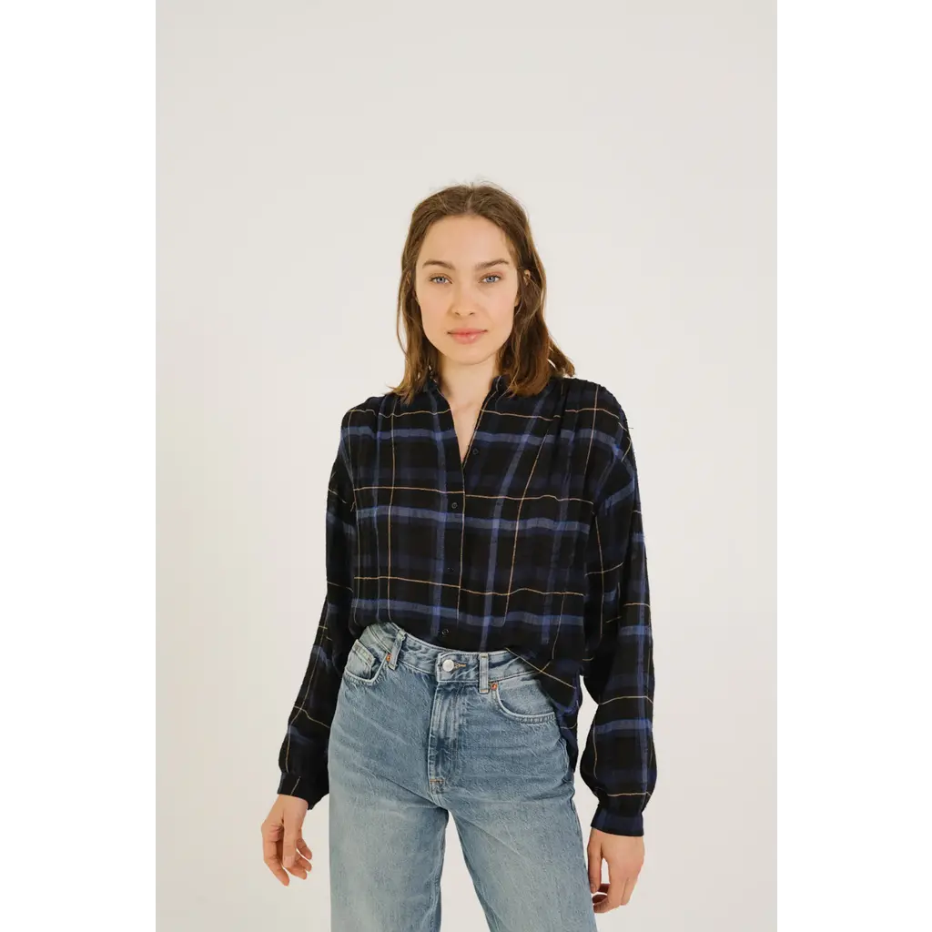 Sacrecoeur blouse Gladis Preston in bleu