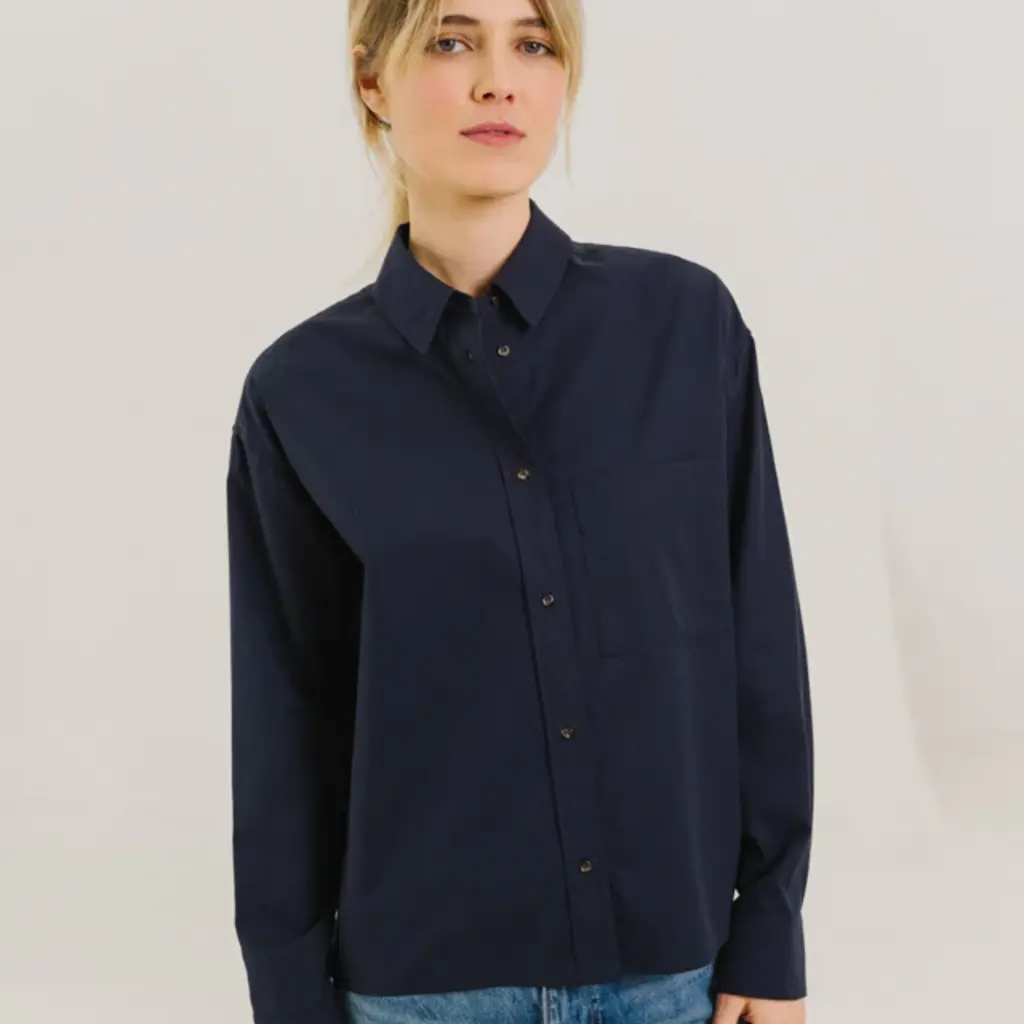 Sacrecoeur blouse Andrea in navy