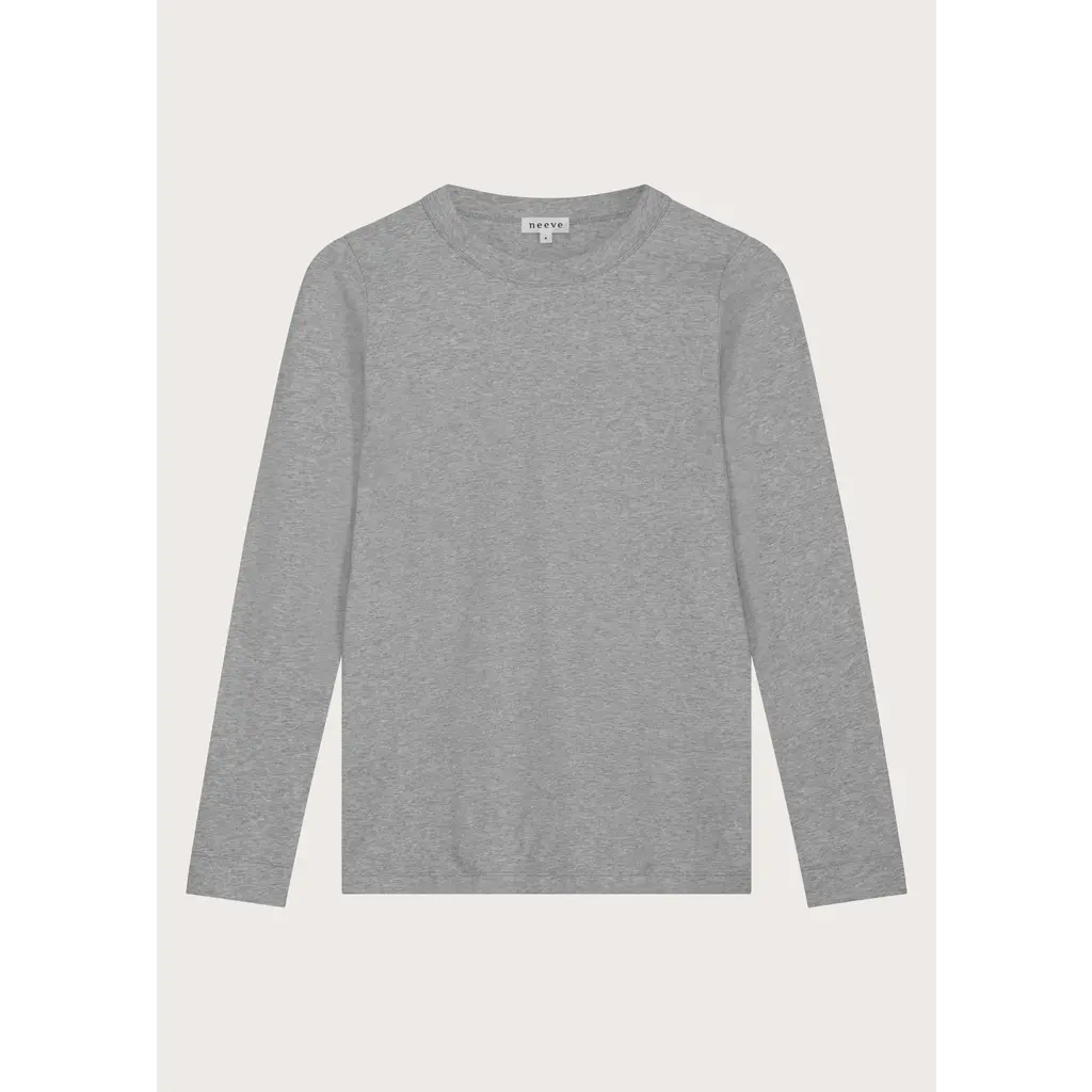 Neeve t-shirt The Nora in grey melange
