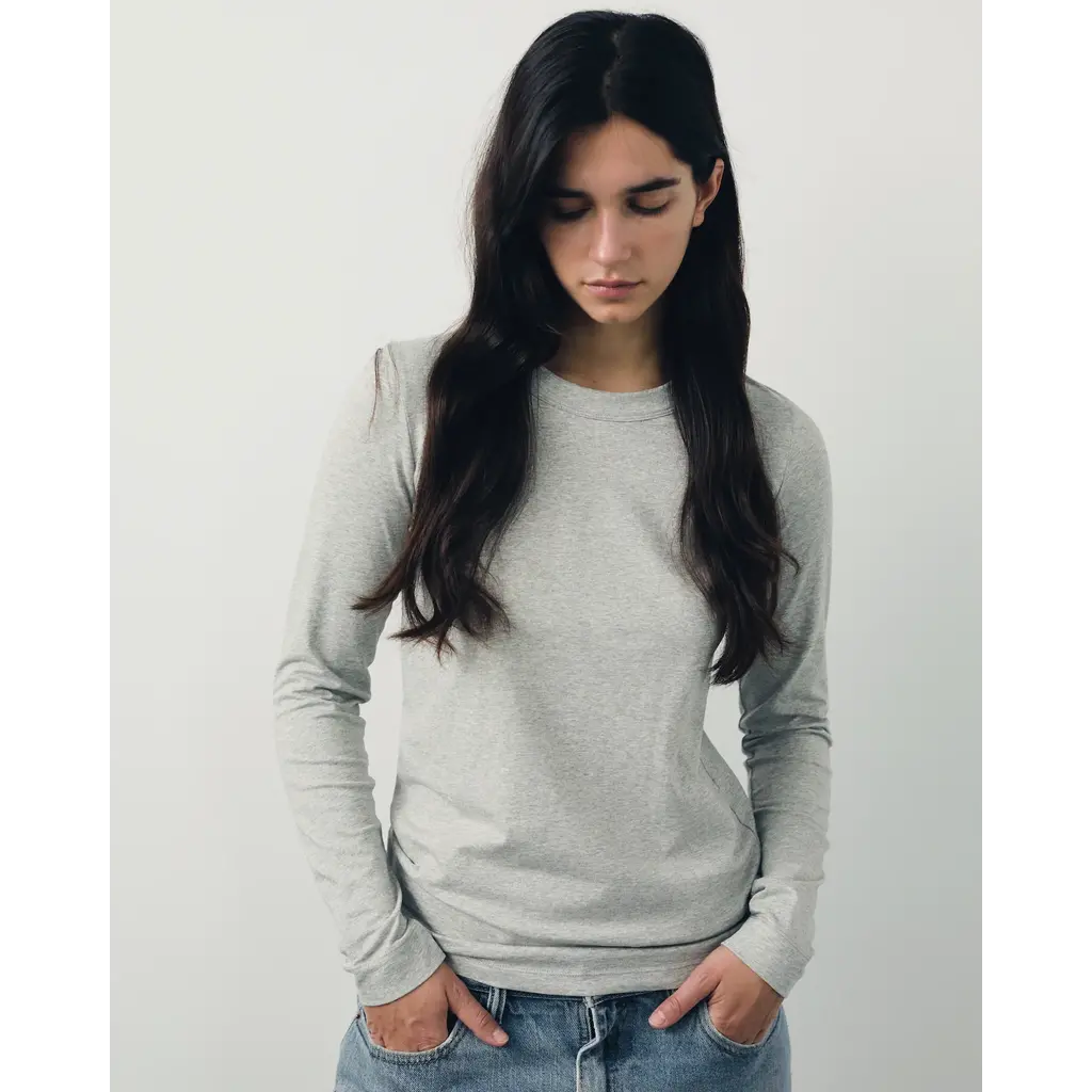 Neeve t-shirt The Nora in grey melange