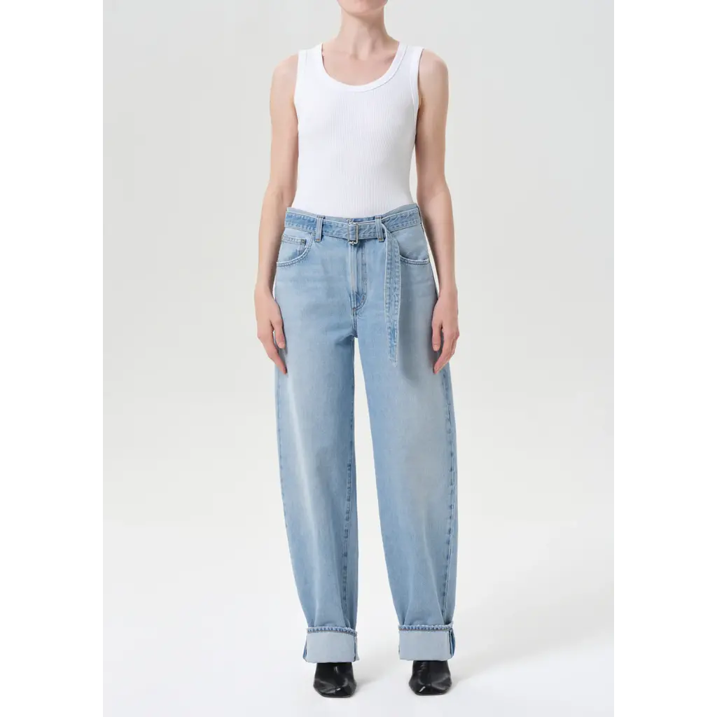 Agolde jeans Cuffed Taper in dew point