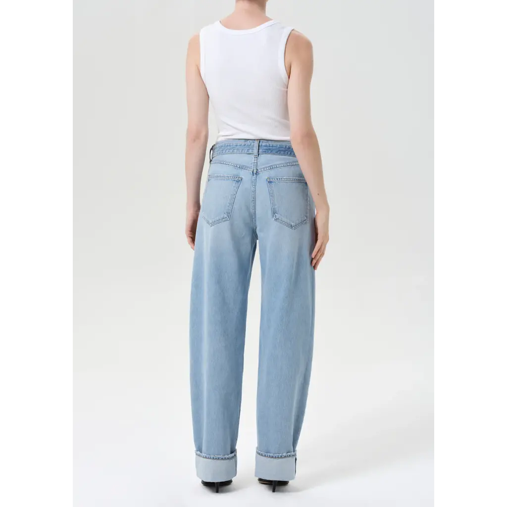 Agolde jeans Cuffed Taper in dew point
