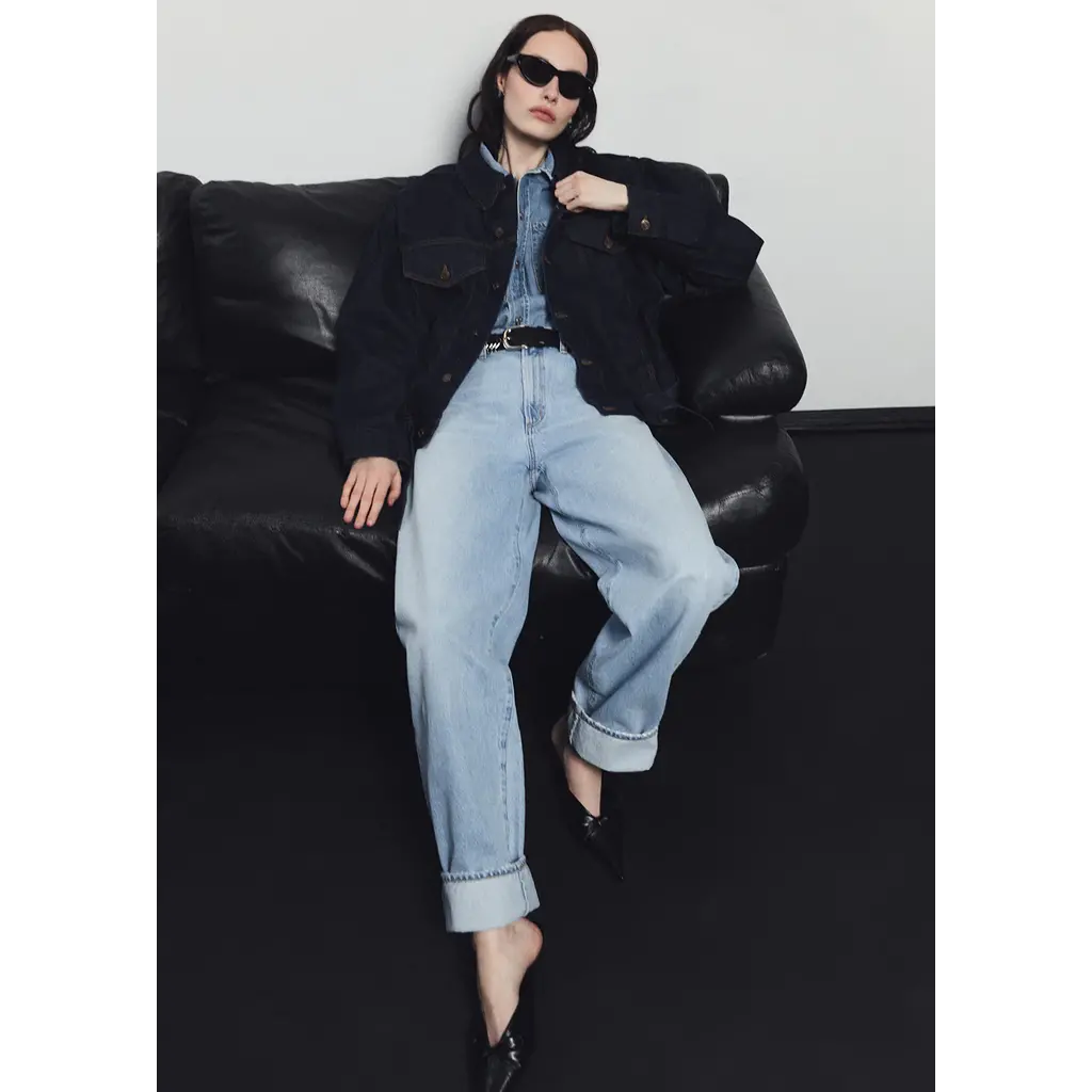 Agolde jeans Cuffed Taper in dew point