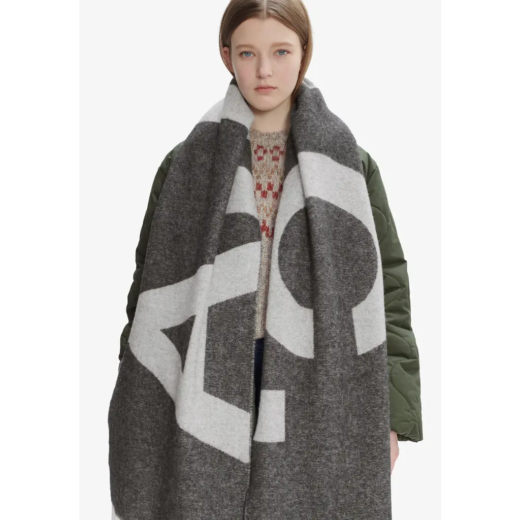 A.P.C. shawl Echarpe Malo in noir