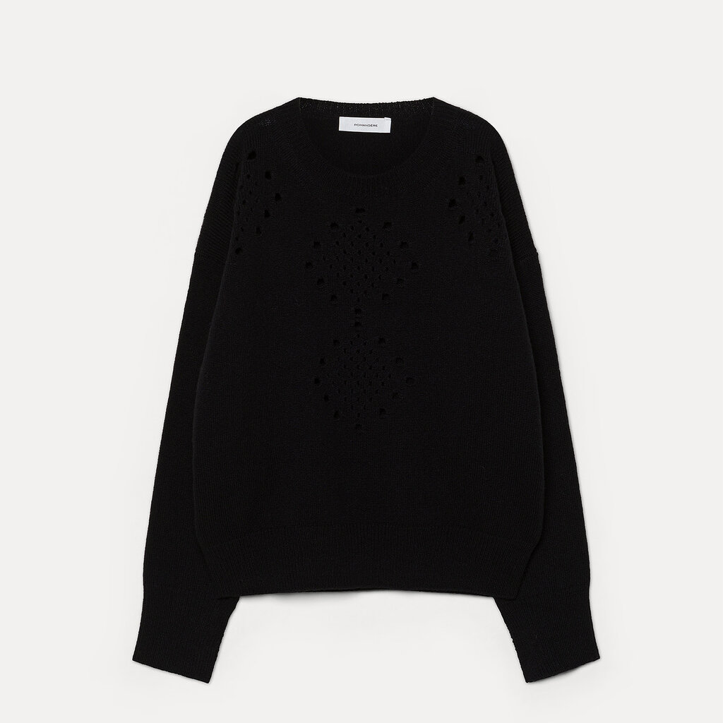 Pomandère trui Knit 8418R 74329 in kleur 999