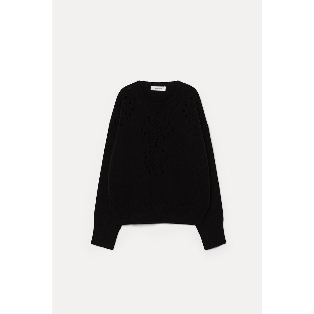 Pomandère trui Knit 8418R 74329 in kleur 999