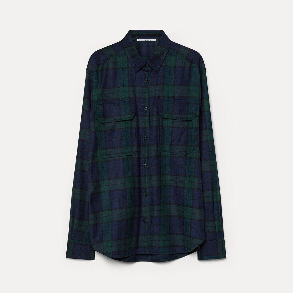 Pomandère blouse 9479 14328 in 780 black/blue