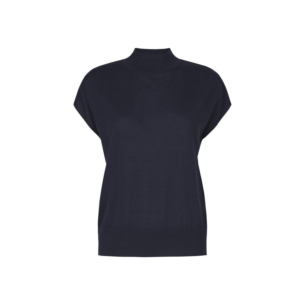 No Man's Land top in dark sapphire