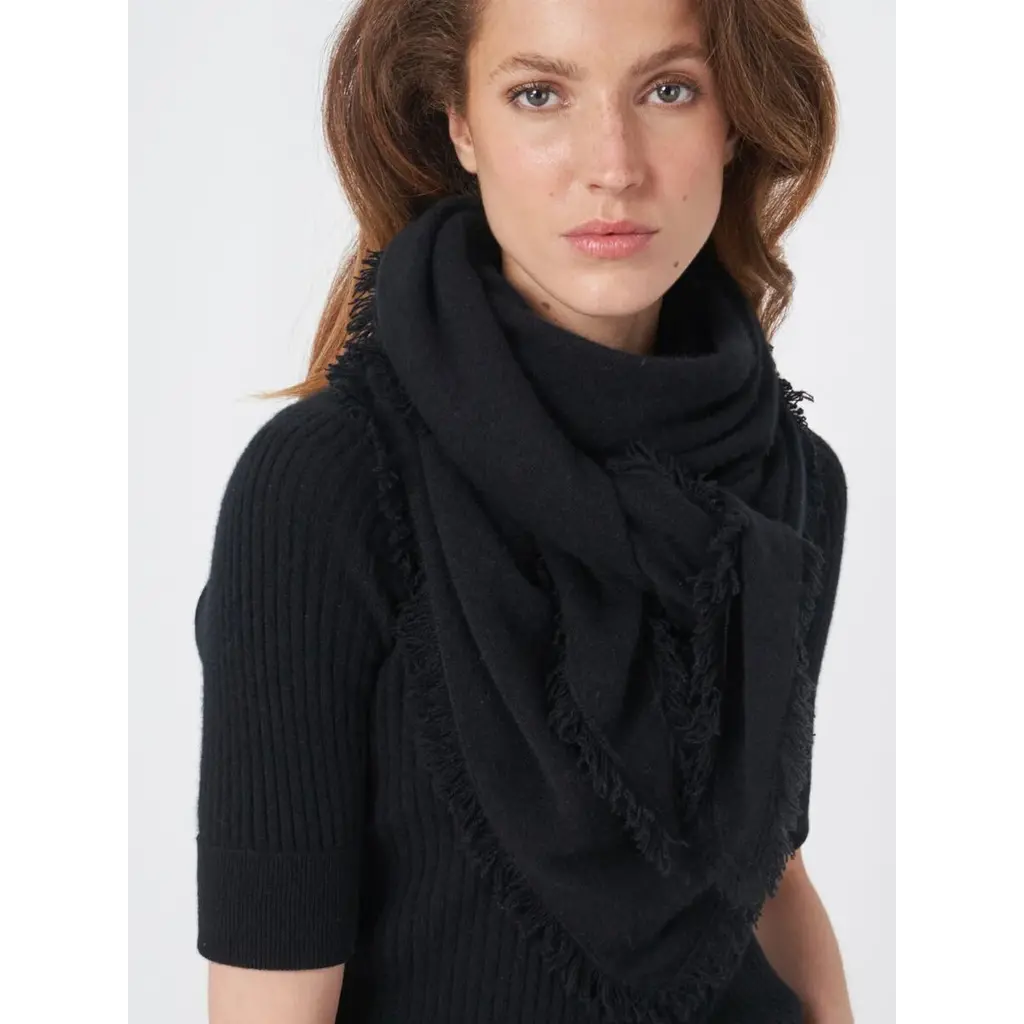 Repeat shawl 700511 in black