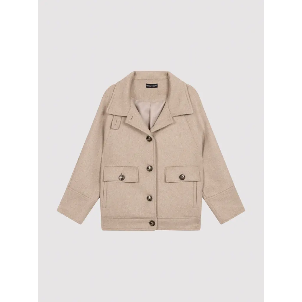 Repeat jas 800242 in dark beige