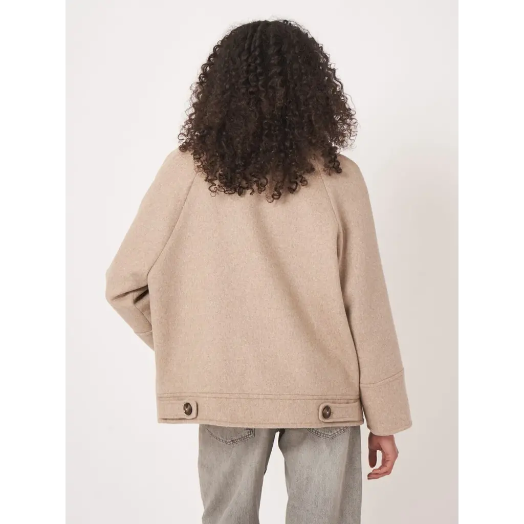 Repeat jas 800242 in dark beige