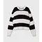10 Days Crop Hairy Knit Stripe