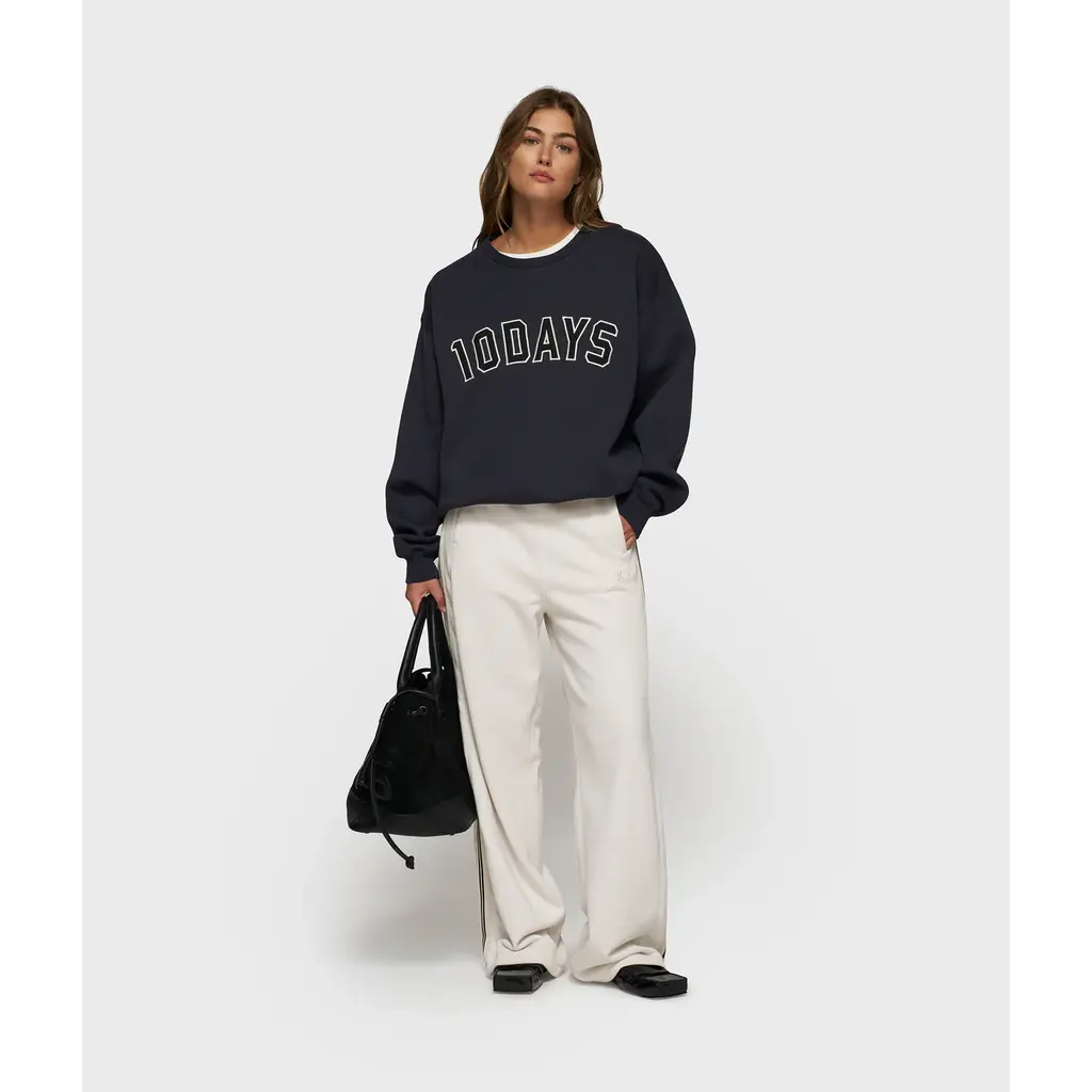 10 Days Statement Sweater in dark navy