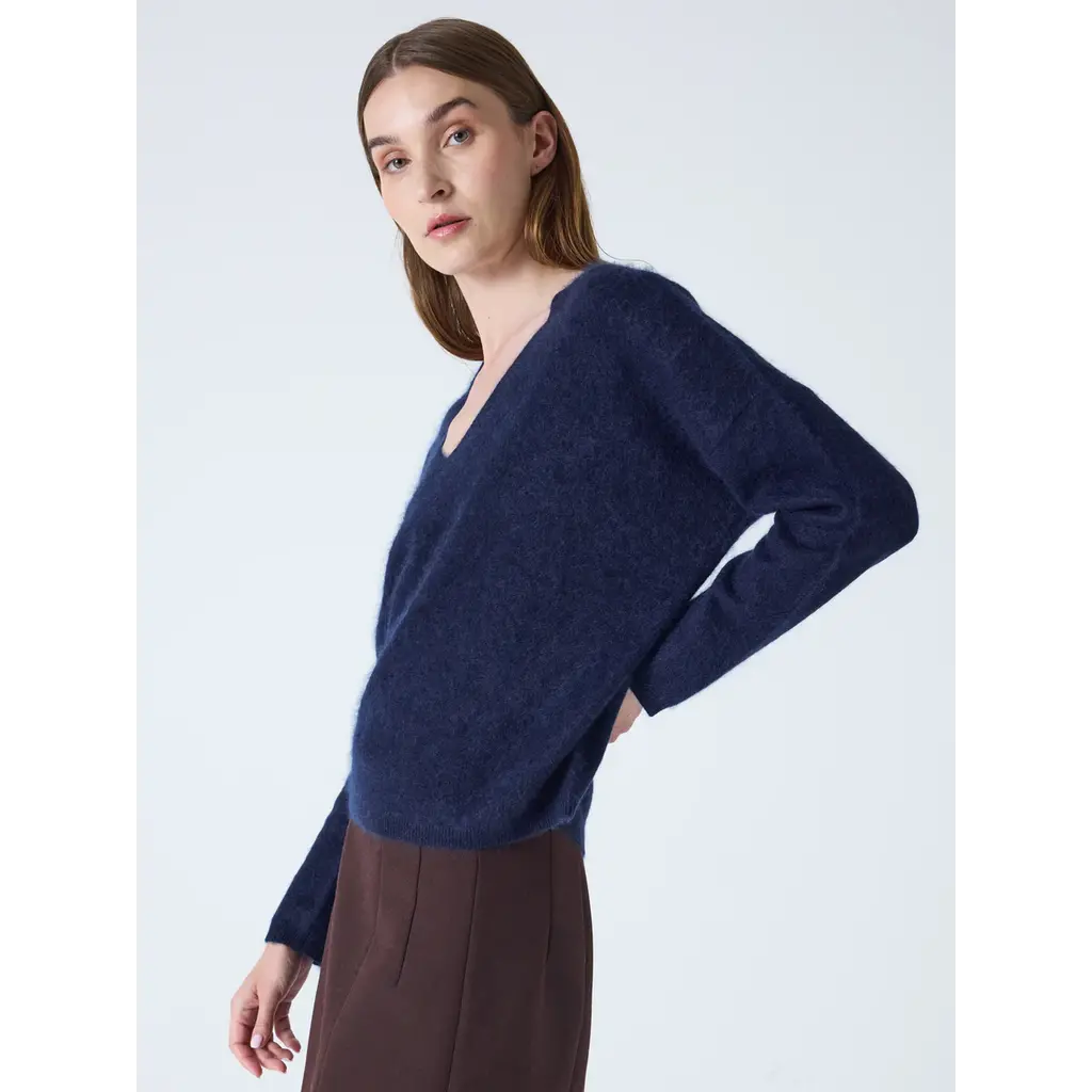 Absolut Cashmere trui Soeli in navy