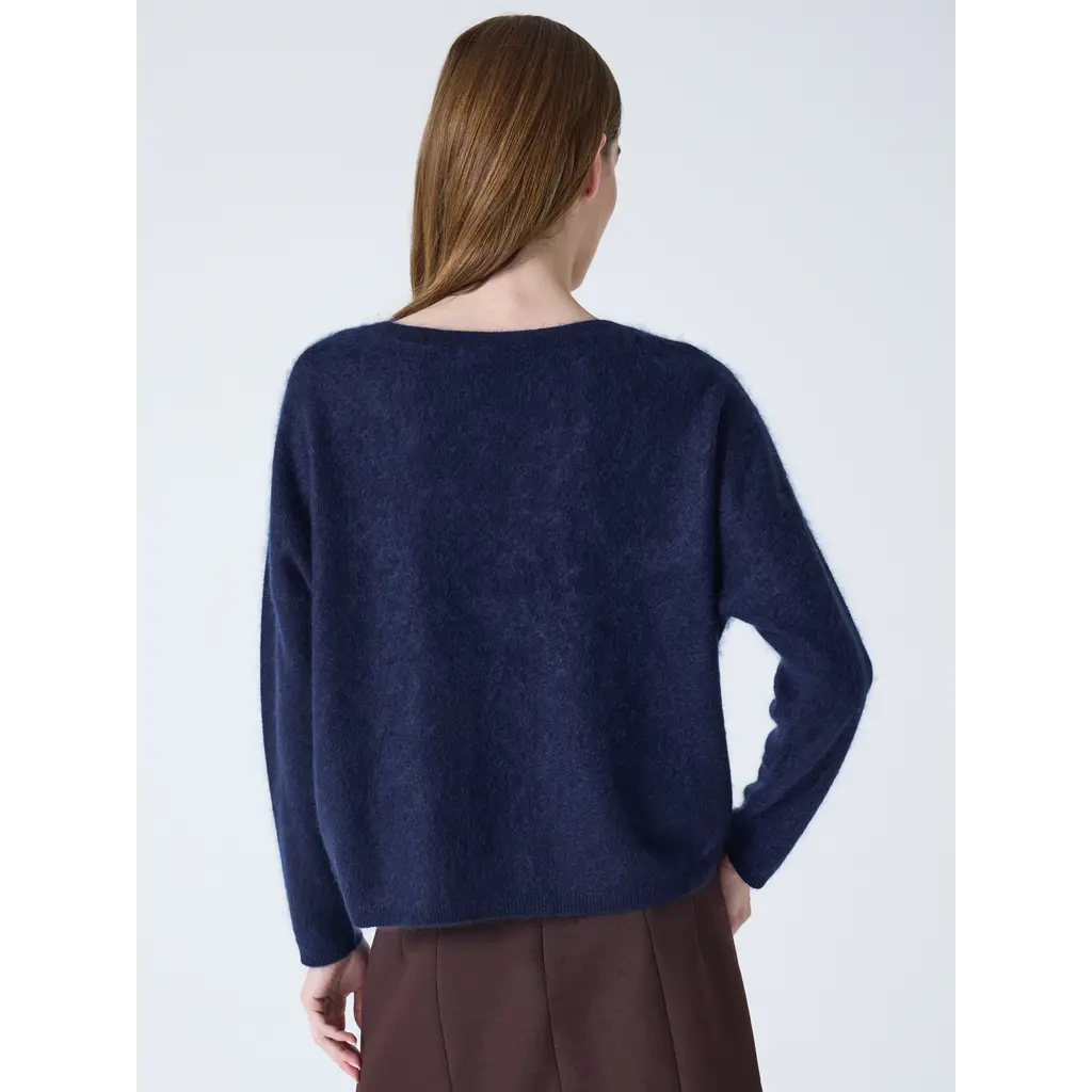 Absolut Cashmere trui Soeli in navy