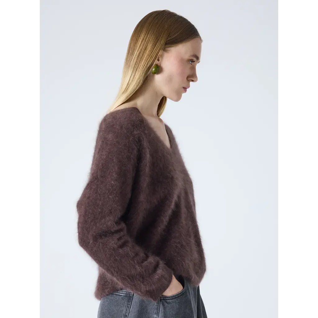 Absolut Cashmere trui Soeli in chestnut
