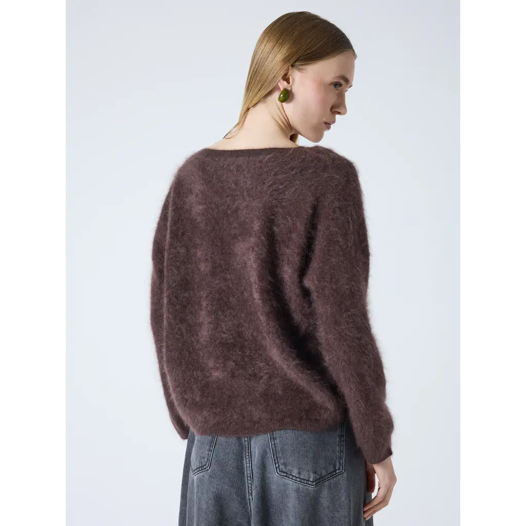 Absolut Cashmere trui Soeli in chestnut