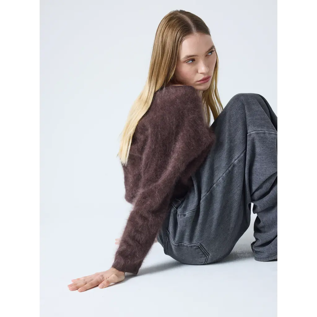 Absolut Cashmere trui Soeli in chestnut