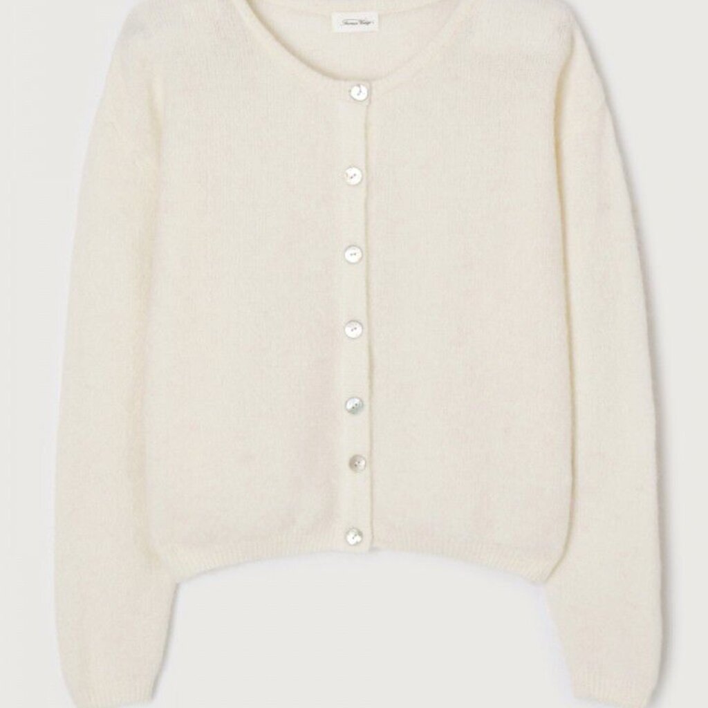 American Vintage vest VITO19EH25 in blanc