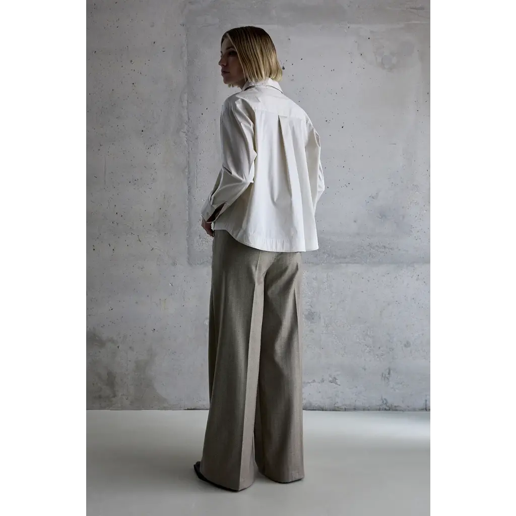 Femmes du Sud pamntalon Amore Lurex in camel
