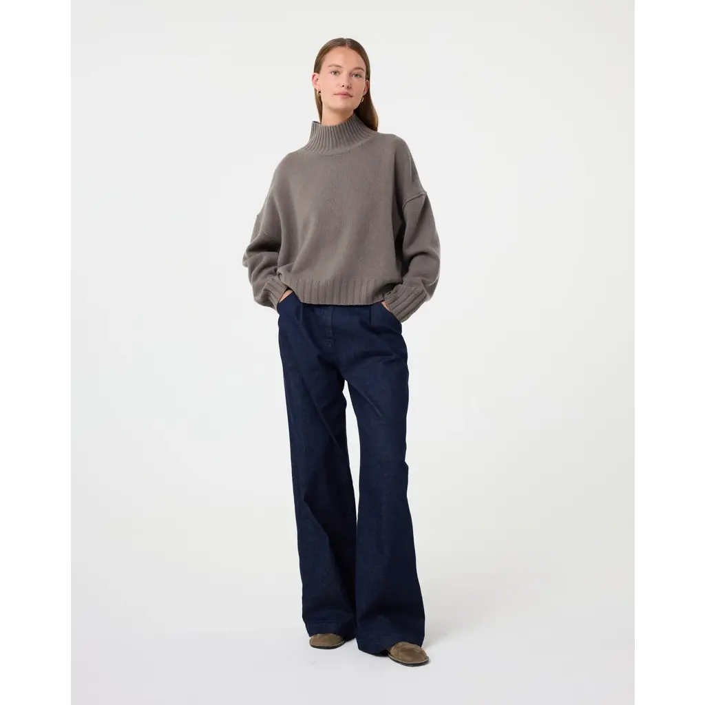 Knit-ted trui Nila in steel
