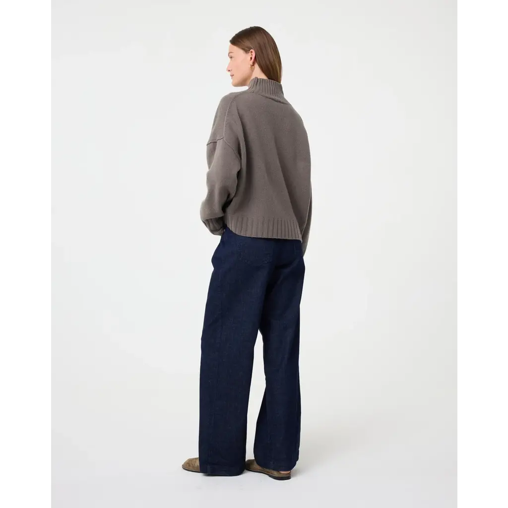 Knit-ted trui Nila in steel