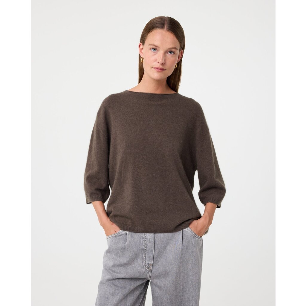 Knit-ted trui Lilly in brown