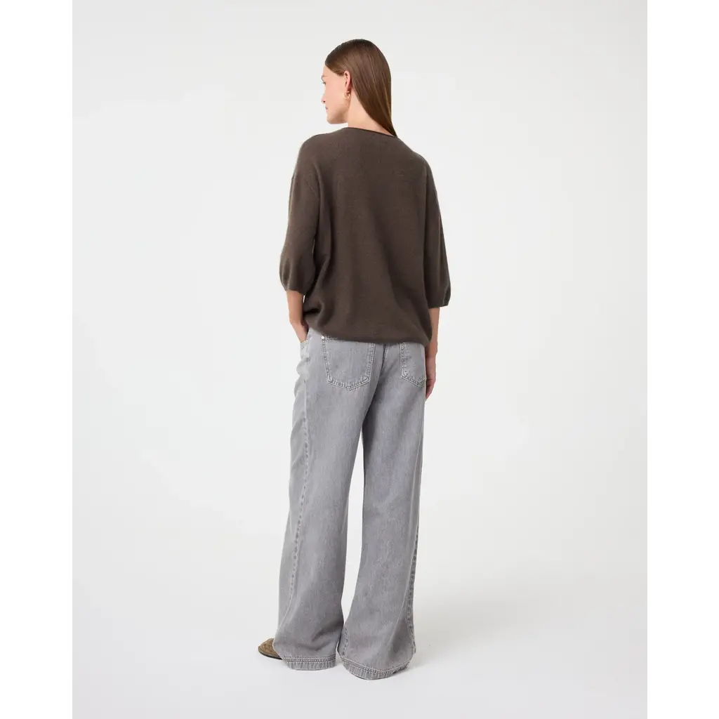 Knit-ted trui Lilly in brown