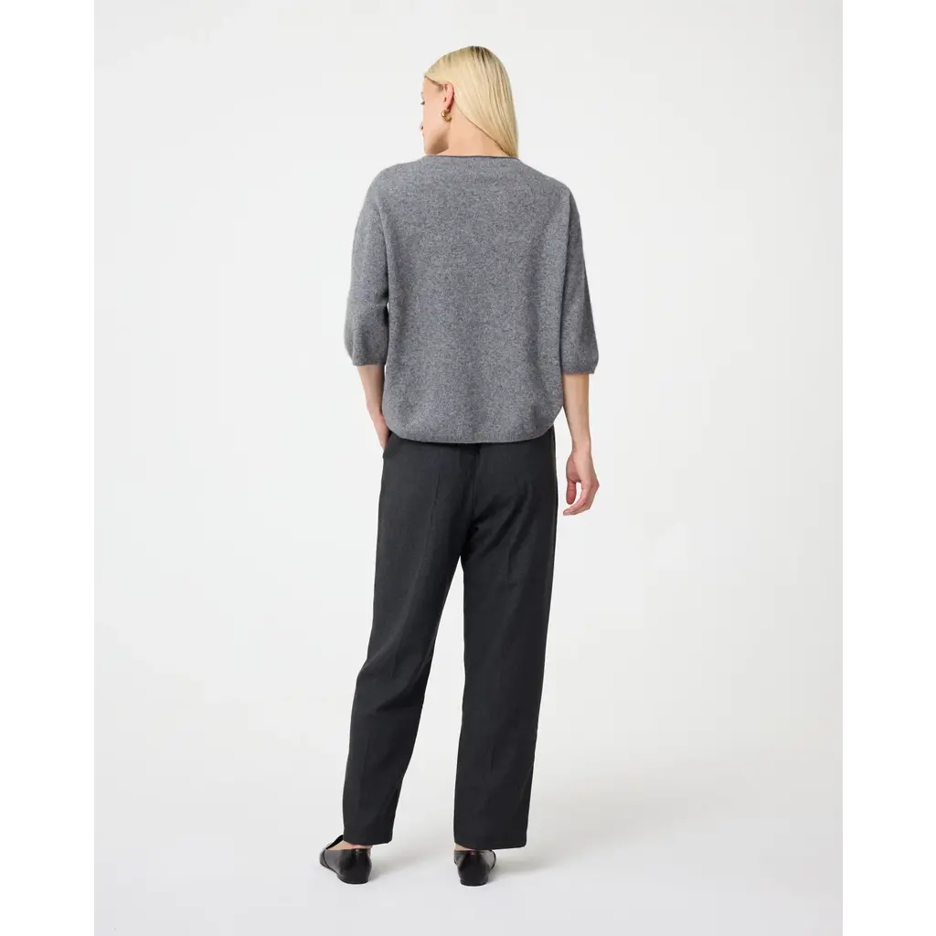 Knit-ted trui Lilly in mid grey