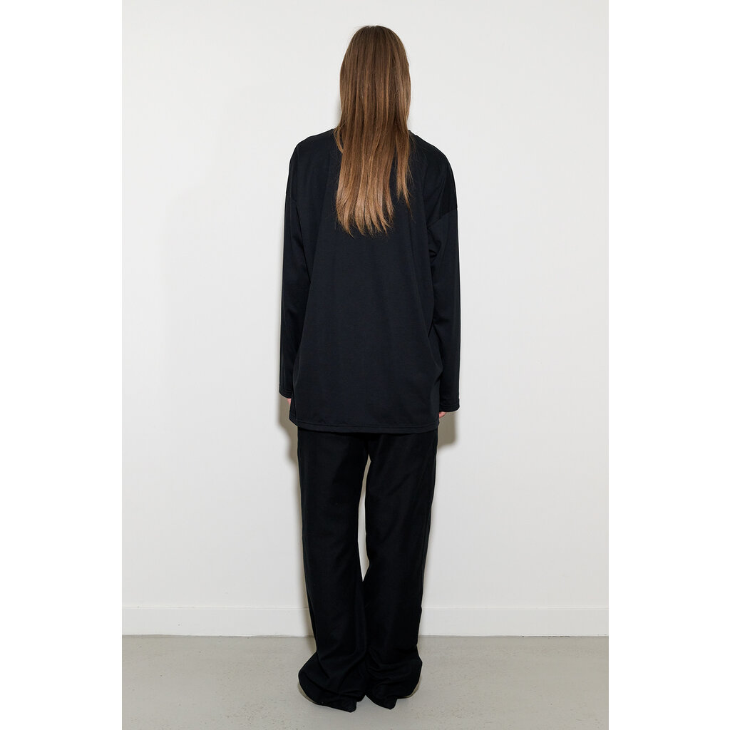 Monique van Heist shirt Box XL in black jersey