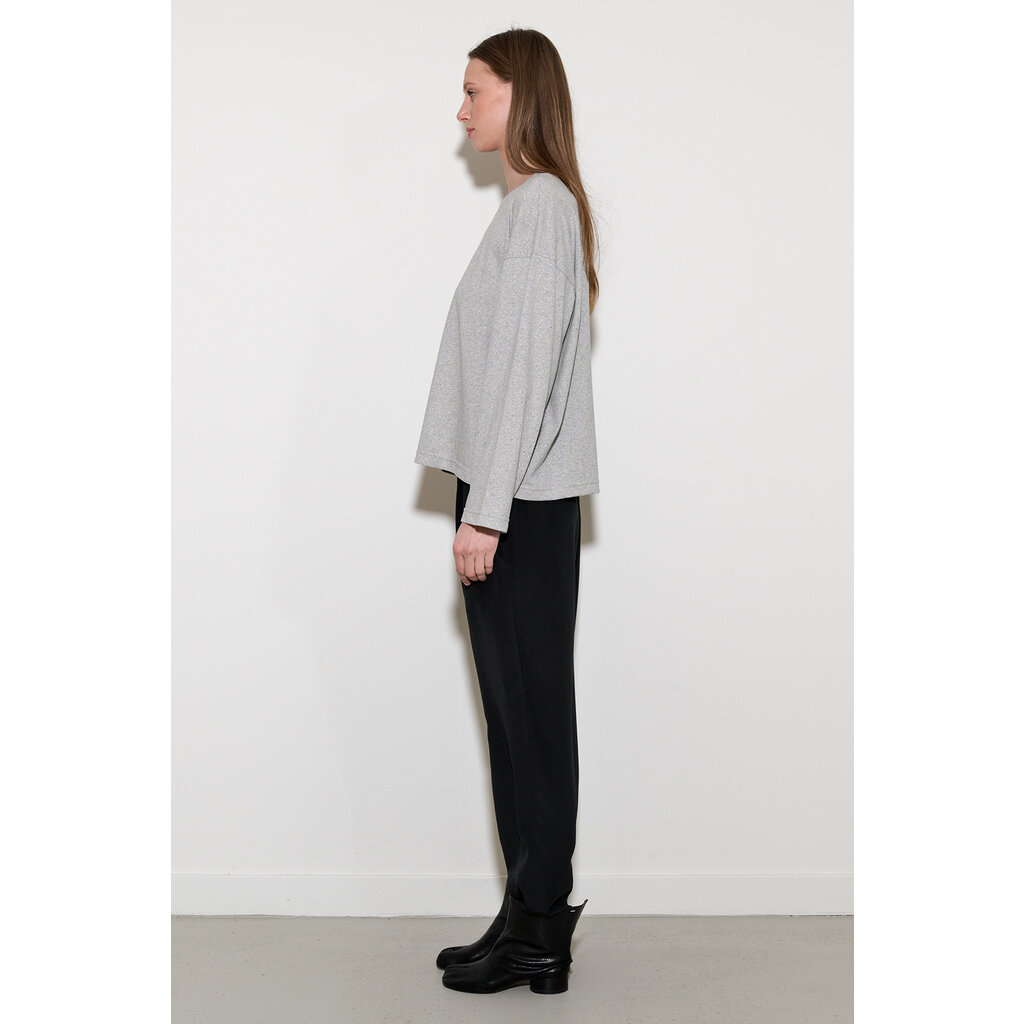 Monique van Heist shirt Box in grey melee