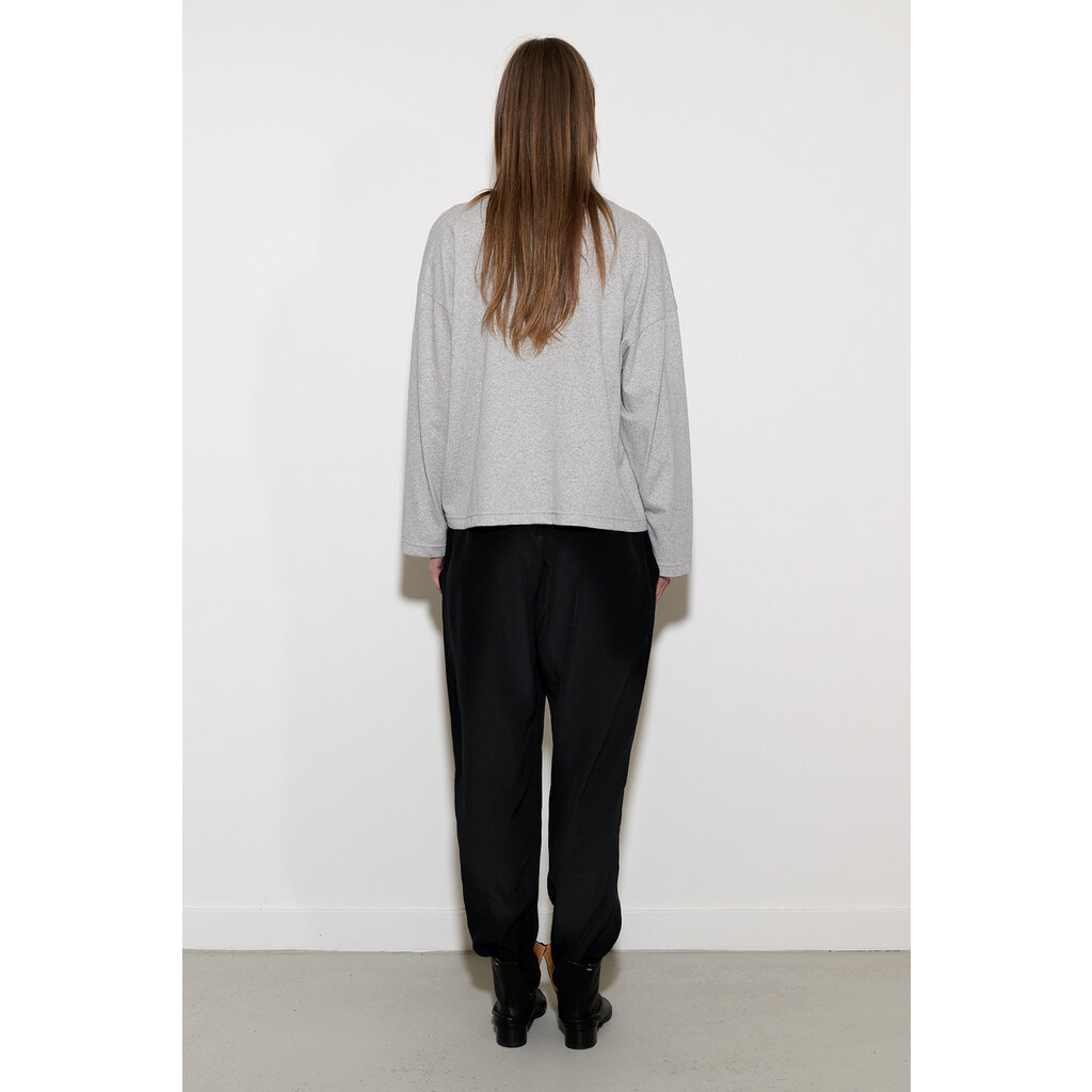 Monique van Heist shirt Box in grey melee