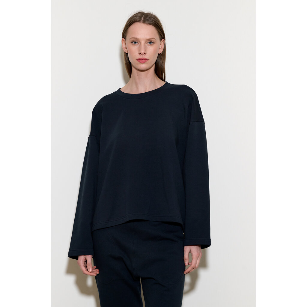Monique van Heist sweater Box in navy