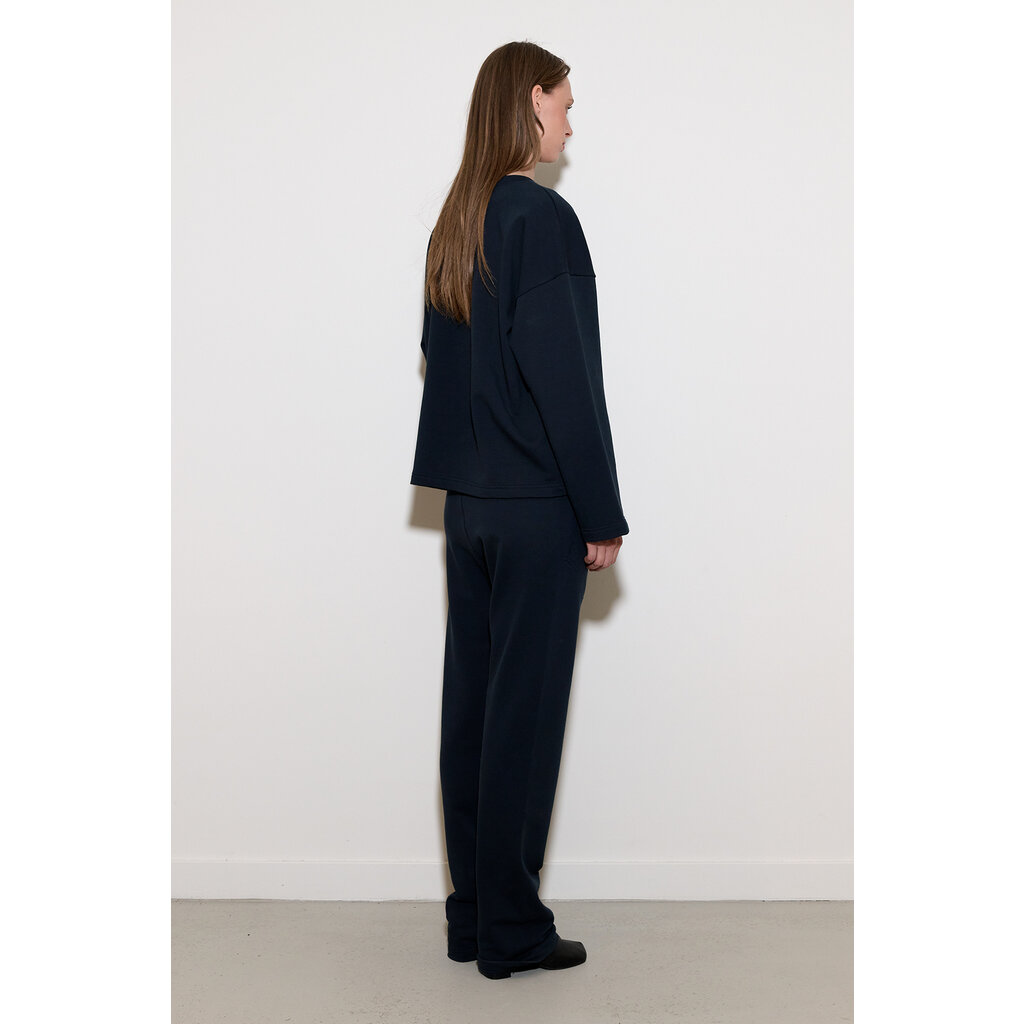 Monique van Heist sweater Box in navy