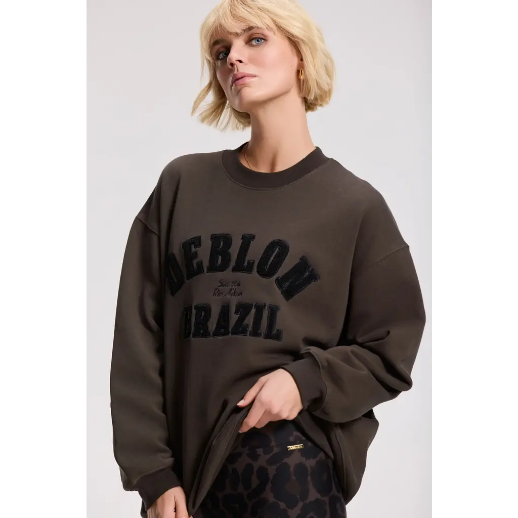 Deblon Sports sweater Malou in cacao