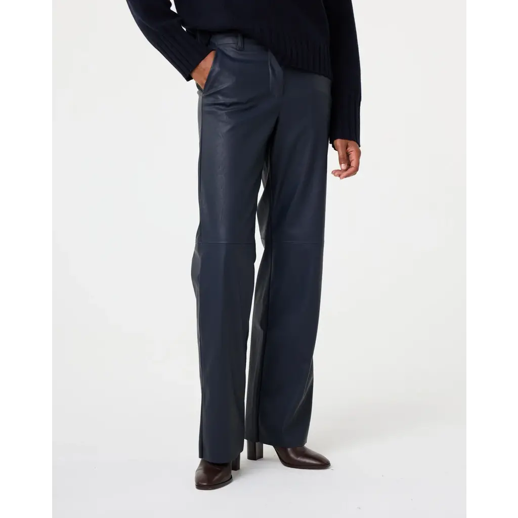 Knit-ted Naomi pantalon in night blue