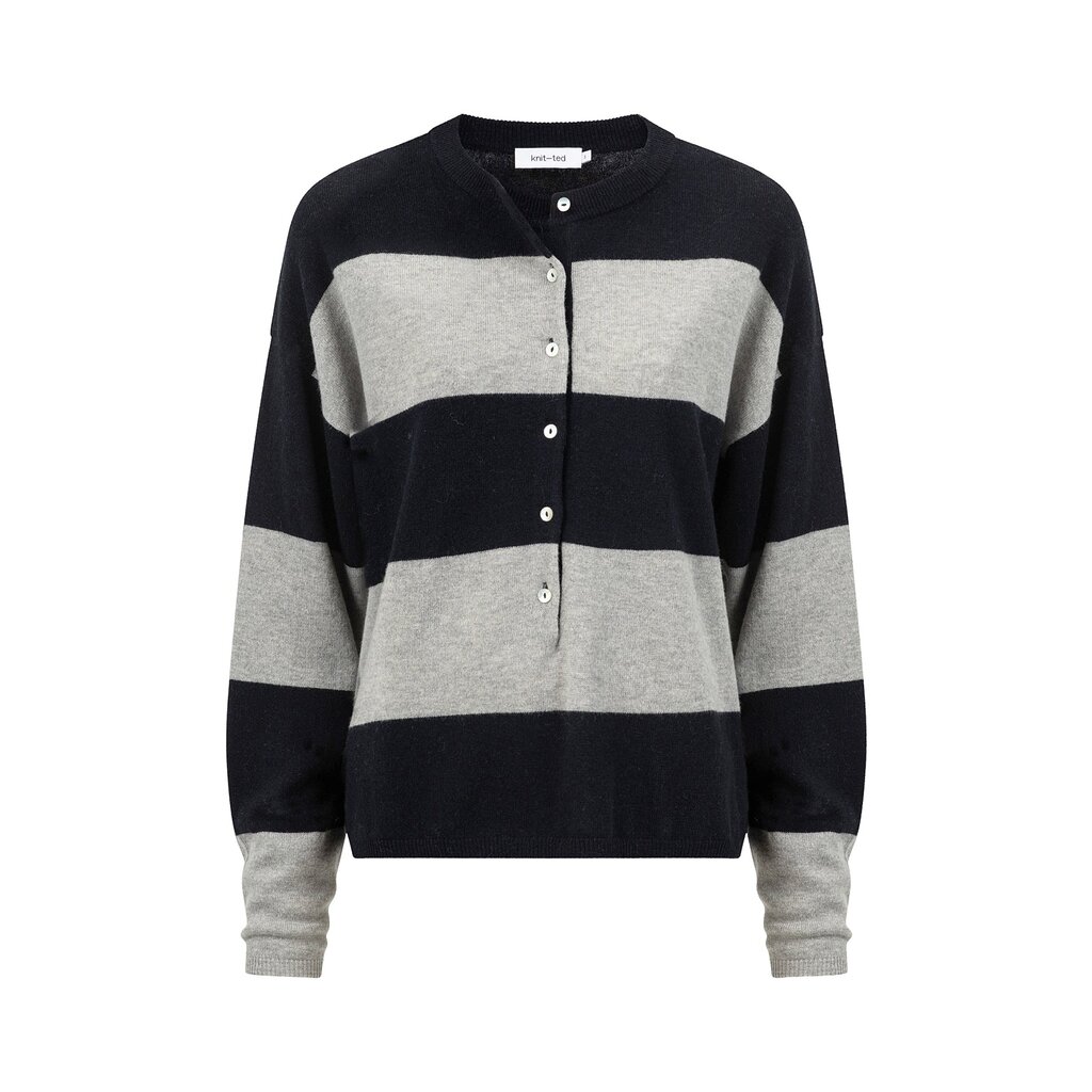 Knit-ted trui Dylan in night blue