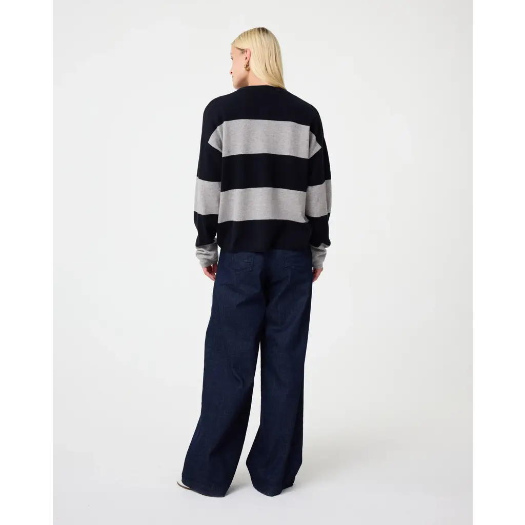 Knit-ted trui Dylan in night blue