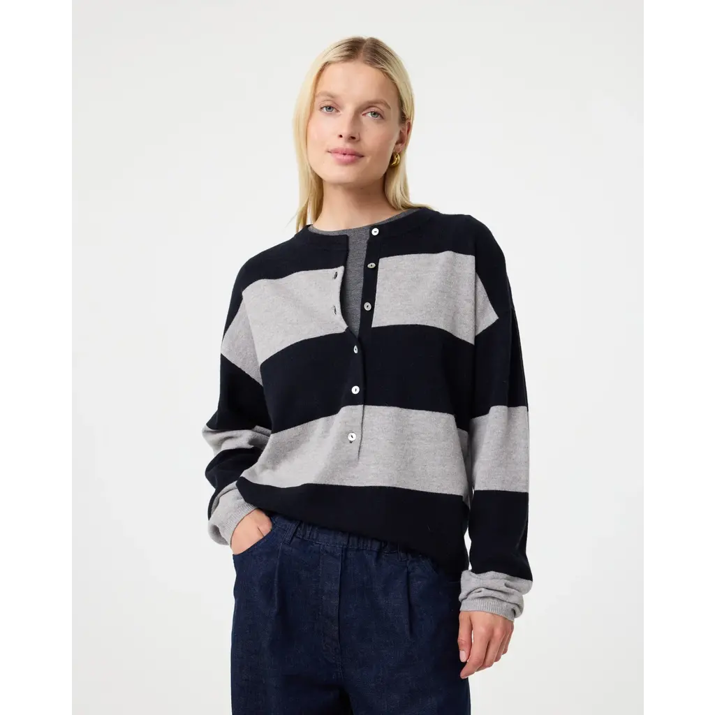 Knit-ted trui Dylan in night blue